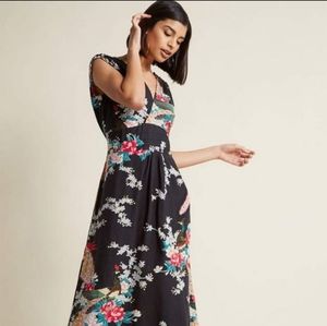 Modcloth Ruby Rocks Feeling Serene Maxi Dress